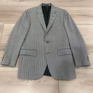Polo Ralph Lauren Blazer Cashmere Silk 40R Italy Jacket Sport Coat Herringbone